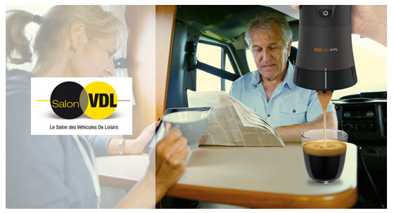 La cafetière voiture pour capsules Nespresso® au salon du VDL